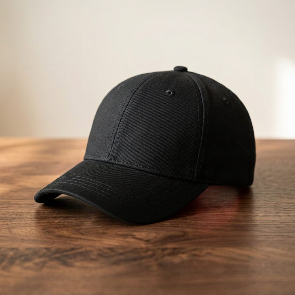 Scalura™ cap resting on a wooden surface in soft daylight